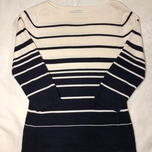 3/4 sleeve wide neck Sweater